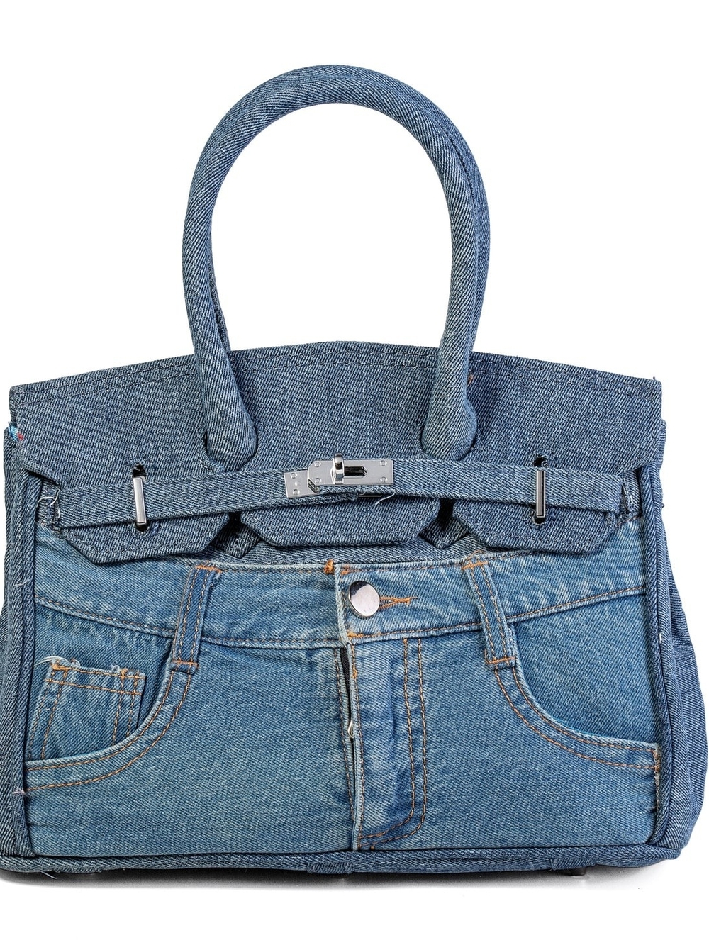 Denim Tote Handbag - Rare